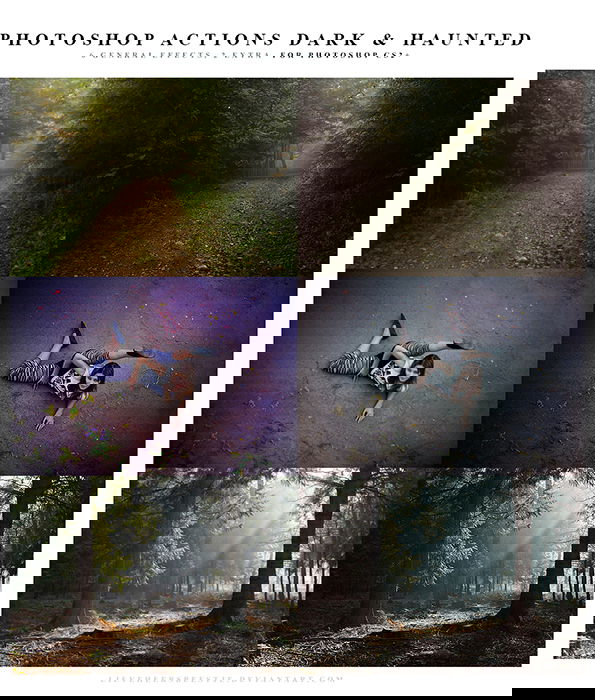 Image of a preset collection for Adobe Photoshop